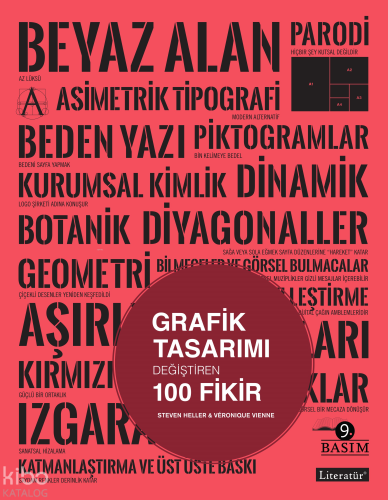 Grafik Tasarımı Değiştiren 100 Fikir | Steven Heller | Literatür Yayın