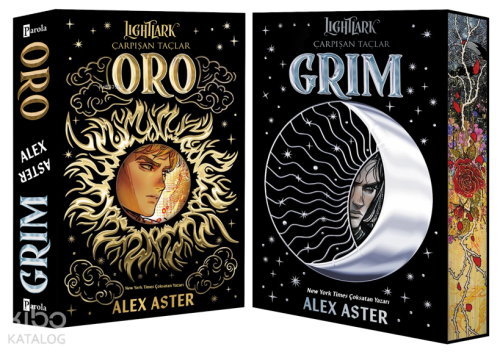 Grim ve Oro - Çarpışan Taçlar (Ciltli - Kutulu) | Alex Aster | Parola 