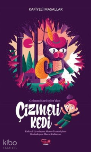 Grimm Kardeşler'den Çizmeli Kedi | Memo Tembelçizer | Tekir Kitap