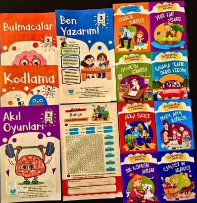 Gülümseten Mini Hikayeler (8 Kitap - Testli - Tatil Seti) | Kolektif |