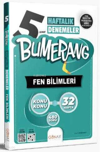 Günay Yayınları 5. Sınıf Bumerang 32 Haftalık Fen Bilimleri Denemeleri