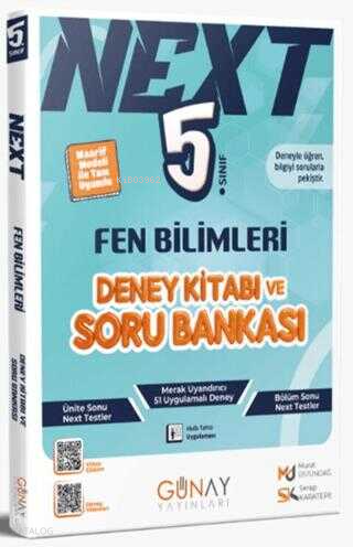Günay Yayınları 5. Sınıf Fen Bilimleri Next Deney Kitabı ve Soru Banka
