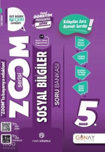 Günay Yayınları 5. Sınıf Zoom Serisi Sosyal Bilgiler Soru Bankası | Ko