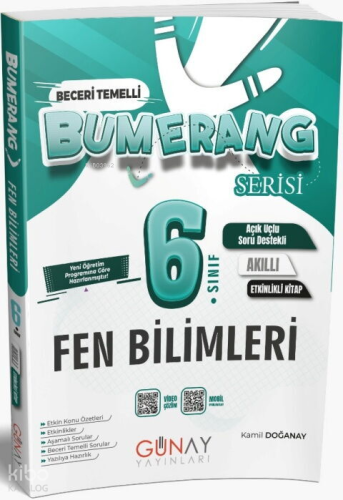 Günay Yayınları Bumerang Serisi 6. Sınıf Etkinlikli Fen Bilimleri | Ka