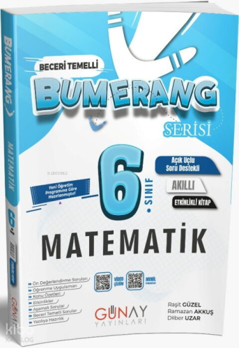 Günay Yayınları Bumerang Serisi 6. Sınıf Etkinlikli Matematik | Raşit 