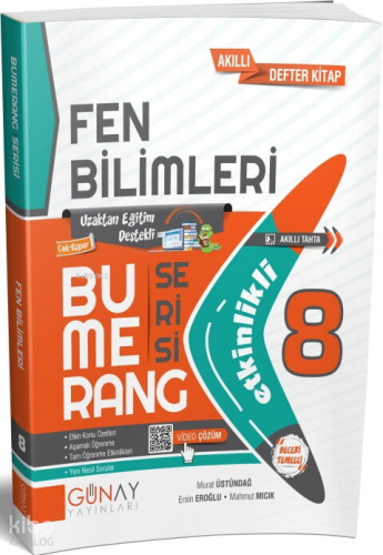 Günay Yayınları Bumerang Serisi 8. Sınıf Etkinlikli Fen Bilimleri | Er