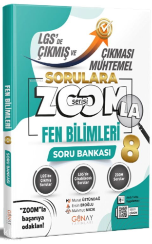Günay Yayınları Zoom Serisi 8. Sınıf LGS Fen Bilimleri Çıkması Muhteme