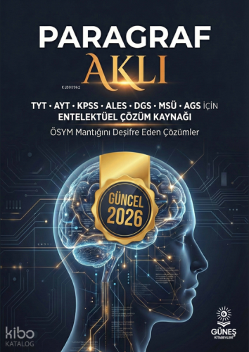 Güneş Kitabevleri 2026 Paragraf Aklı ÖSYM Mantığını Deşifre Eden Çözüm