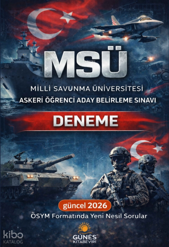 Güneş Kitabevleri Milli Savunma Üniversitesi Askeri Öğrenci Aday Belir
