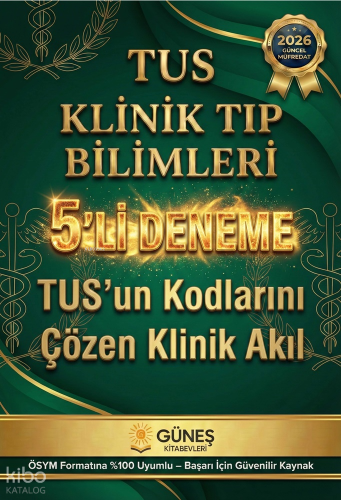 Güneş Kitabevleri Tus Klinik Tıp Bilimleri 5'li Deneme | Kolektif | Gü