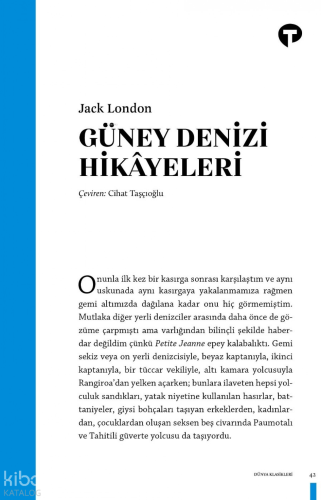 Güney Denizi Hikâyeleri | Jack London | Turkuvaz Kitap