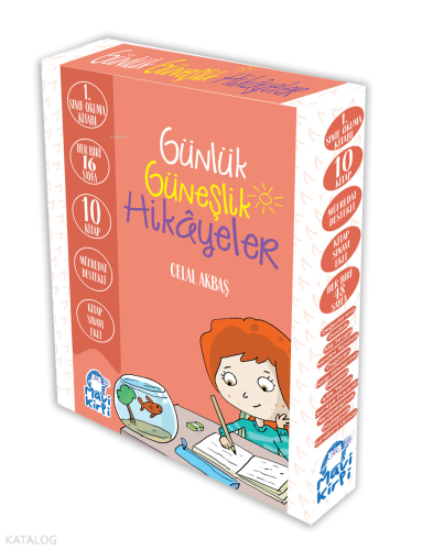 Günlük Güneşlik Hikayeler 1 Sınıf Okuma Seti; 10 Kitap Takım | Celal A