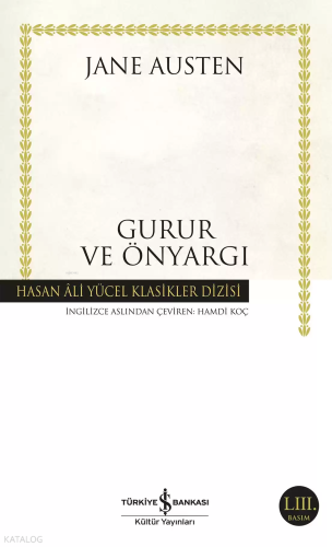 Gurur ve Önyargı | Jane Austen | Türkiye İş Bankası Kültür Yayınları