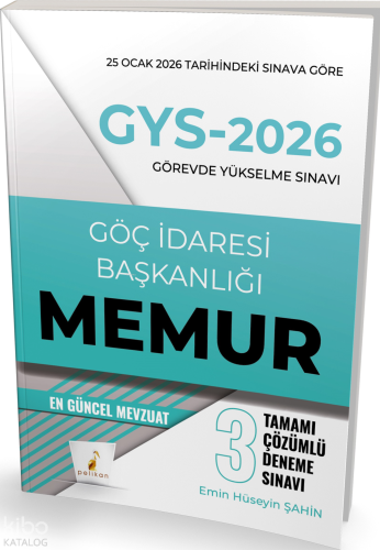 GYS 2026 Görevde Yükselme Sınavı Göç İdaresi Başkanlığı Memur;Tamamı Ç