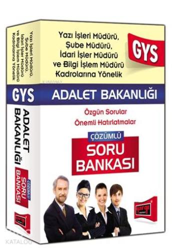 GYS Adalet Bakanlığı Yazı İşleri,Şube ve İdari İşler Müdürü İçin Çözümlü Soru Bankası 2015