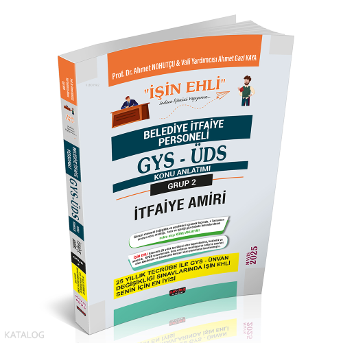 GYS-ÜDS Belediye İtfaiye Personeli 2. Grup İtfaiye Amiri Konu Anlatımı