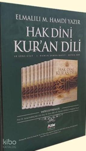 Hak Dini Kuran Dili (10 Cilt) | Elmalılı Muhammed Hamdi Yazır | Azim D