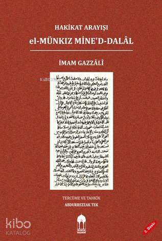 Hakikat Arayışı el-Münkız Mine'd-Dalâl (Türkçe=Arapça); El-Münkız Mine