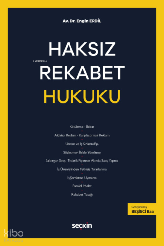 Haksız Rekabet Hukuku (Ciltli)