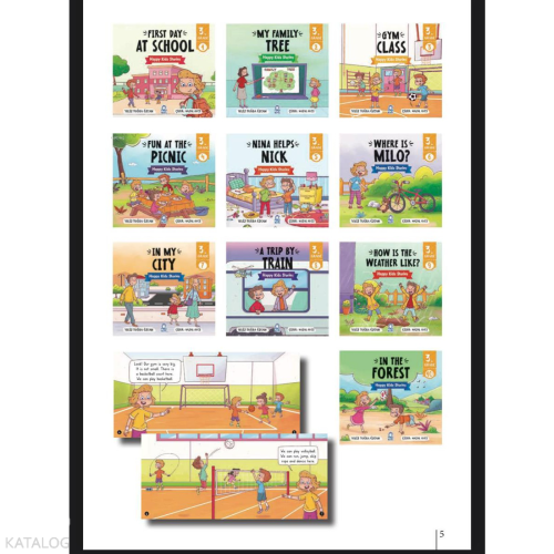 Happy Kids Stories 3 - 10 Kitap