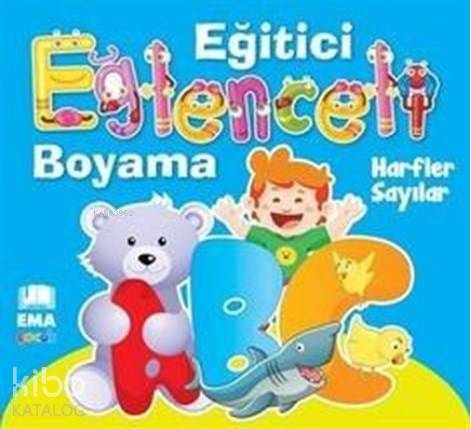 Harfler Sayılar - Eğlenceli Eğitici Boyama