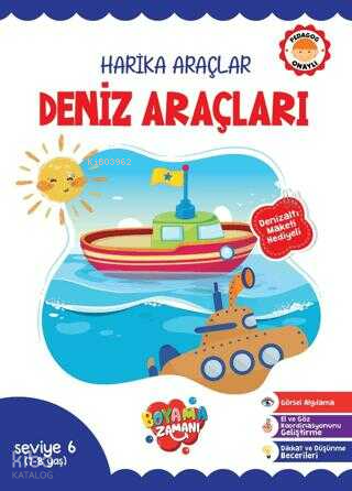 Harika Araçlar - Deniz Araçları Seviye 6 (7-8 Yaş)