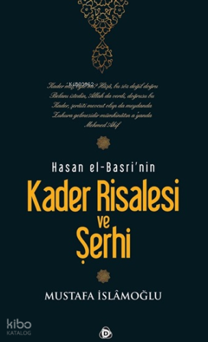 Hasan El-Basri'nin Kader Risalesi ve Şerhi