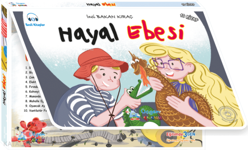 Hayal Ebesi Seti (Kutulu - 10 Kitap) | İnci Bakan Kıraç | Üçgen Yayınc