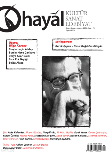 Hayal Kültür Sanat Edebiyat Dergisi Sayı 95;Ekim-Kasım-Aralık 2025