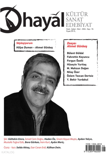 Hayal Kültür Sanat Edebiyat Dergisi Sayı 96;Ocak 2026