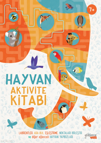 Hayvan Aktivite Kitabı | Frances Evans | Yakamoz Yayınları