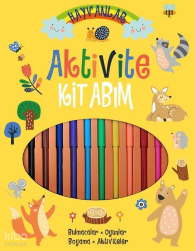 Hayvanlar Aktivite Kitabım | Angelina de Sol | Maxi Yayıncılık