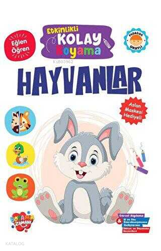 Hayvanlar - Etkinlikli Kolay Boyama -