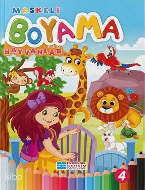 Hayvanlar - Maskeli Boyama