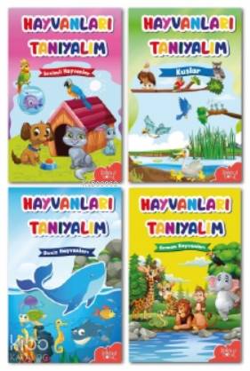 Hayvanları Tanıyalım Seti (4 Kitap)