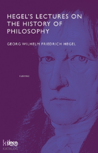 Hegel’s Lectures On The History Of Philosophy