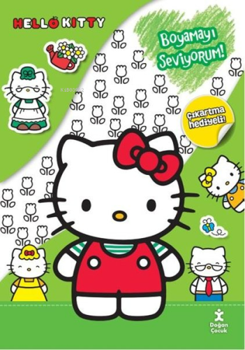 Hello Kitty Boyamayı Seviyorum;Çıkartma Hediyeli | Kolektif | Doğan Ço