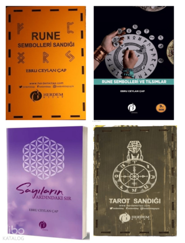 Herdem Astroloji Seçkisi Seti (2 Kitap - 2 Kutulu Kart ) | Ebru Ceylan