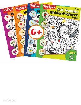 Highlights Hidden Pictures Puzzles (Gizli Resimler) 4'lü Set