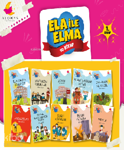 Hikaye Seti Ela İle Elma (10 Kitap)