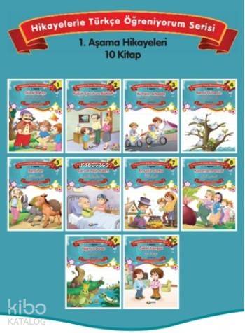 Hikayelerle Türkçe Öğreniyorum Serisi (10 Kitap); 1.Aşama
