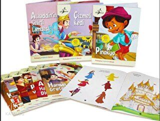 Hikayeli, Boyamalı ve Aktiviteli Dünya Masalları Serisi - 10 Kitap