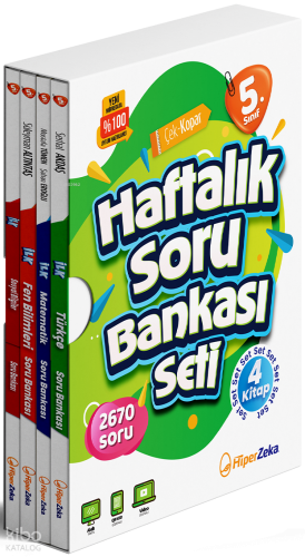 Hiper Zeka 5. Sınıf Haftalık Soru Bankası Seti