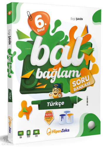 Hiper Zeka 6. Sınıf Bal Bağlam Türkçe Soru Bankası