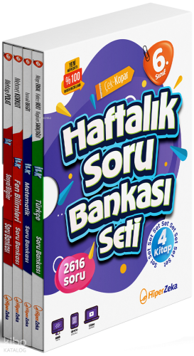 Hiper Zeka 6. Sınıf Haftalık Soru Bankası Seti
