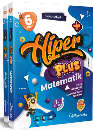 Hiper Zeka 6. Sınıf Hiper Plus Matematik Konu Anlatımlı & Soru Bankası