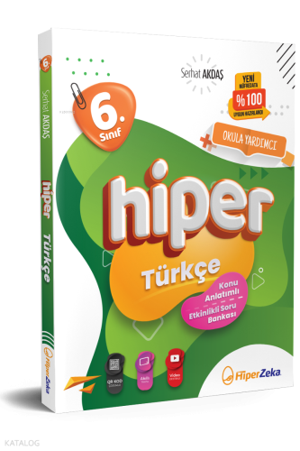Hiper Zeka 6. Sınıf Hiper Türkçe Konu Anlatımlı Soru Bankası