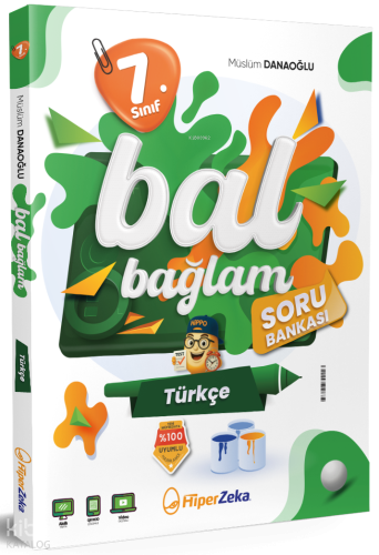 Hiper Zeka 7. Sınıf Bal Bağlam Türkçe Soru Bankası