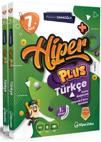 Hiper Zeka 7. Sınıf Hiper Plus Türkçe Konu Anlatımlı & Soru Bankası