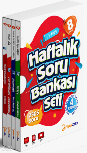 Hiper Zeka 8. Sınıf Haftalık Soru Bankası Seti